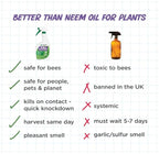 Earth's Ally 3-in-1 Plant Spray 32 oz | Safe & Organic Insecticide, Fungicide & Spider Mite Control, Use on Indoor Houseplants and Outdoor Plants, Gardens & Trees, Insect Repellent & Antifungal Use