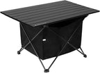 ROCK CLOUD Portable Camping Table Ultralight Aluminum Camp Table with Storage Bag Folding Beach Table for Camping Hiking Backpacking Outdoor Picnic, Size L