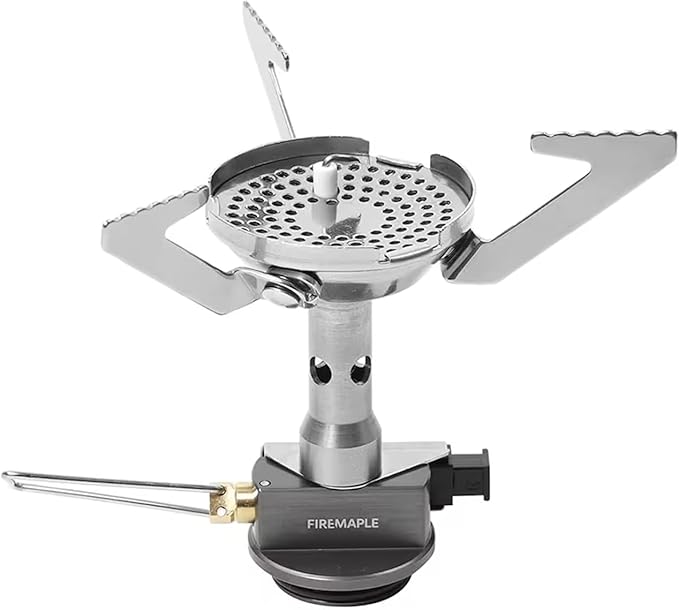 Fire-Maple Backpacking and Camping Stove Series | Outdoor Propane Camp Cooking Gear | Portable Pot/Jet Burner | Ideal for Hiking, Trekking, Fishing, Hunting Trips and Emergency Use (Greenpeak)
