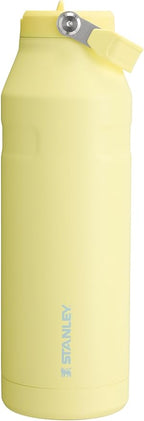 Stanley IceFlow Flip Straw 2.0 Water Bottle 50 OZ | Built-In Straw with Larger Opening | Lightweight & Leak-Resistant | Insulated Stainless Steel | BPA-Free | Pomelo