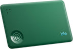 Tile by Life360 Slim - Wallet Finder, Bluetooth Tracker and Item Locator for Luggage Tags, Passports and More. Both iOS and Android Compatible. Phone Finder. 1-Pack (Green Surf)