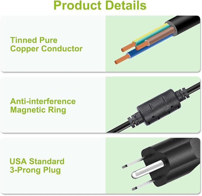 Universal Power Supply 3V~36V 4A 144W Adjustable Variable 3V 5V 9V 12V 24V 30V 36V AC/DC Adapter Charger, 100V-240V AC to DC Converter with 14 Tips, Polarity Converter and 4-Way Power Splitter Cable