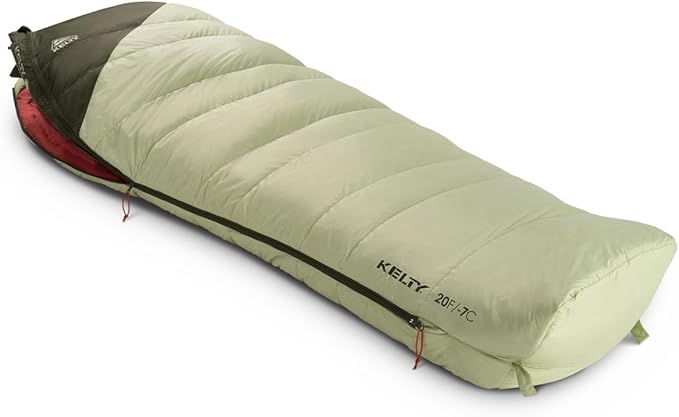 Kelty Cosmic 20 Down Mummy Sleeping Bag for Backpacking, Campers, 550 Fill Power, Recycled Fabrics with PFAS-Free DWR, Designed in Sunny Colorado,