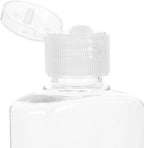 Toyvian 5pcs 100ml Flat Travel Bottles Refillable Lotion Squeeze Containers Plastic Toiletries Bottles for Travel Shampoo and Moisturizer