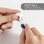 Magnetic Anti-Lost Straps for AirPods,4 Pack Ultra Strong Magnetic AirPod Strap Anti-Lost Neck Rope Cord,Soft Silicone Sports Lanyard Compatible with AirPods 1&2/ Pro /2nd/3rd (Black+White+Red+Blue)