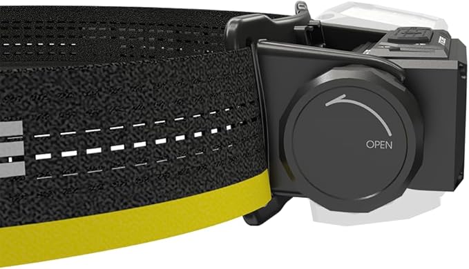 Nitecore HC65 UHE Headlamp, 2000 Lumen Max Heavy Duty Metal, USB-C Rechargeable with White, Red, and Reading Lights for Camping, Hiking, Hunting, and Industrial Works with LumenTac Organizer (Black)