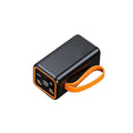 Portable Black DIY Power Bank Case with LCD Display 4 Slots 21700 Battery Charger Shell Box Fast Charging Power Bank Accessory