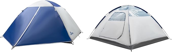 Screened Camping Tent, 4/6 Person Waterproof, Haven Tent, Backpack Double Layer Camping Tents with Canopy, Easy Setup and Portable Shelter for Outdoor, Picnic, Camping, Family Gathering.