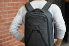 Knack Series 1 Laptop Backpack Fits up to 15 Inch - Knack Bags Carry-On Backpack, TSA Approved, Expandable Travel Backpacks With 3 Day Outfit Capacity (Stealth Black, Medium)
