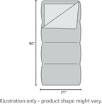 BSNTHO Camping Sleeping Bags,3 Season Warm & Cool Weather,Lightweight,Waterproof Sleeping Bags for Adults & Kids,Traveling,and Outdoors,Camping Gear Equipment