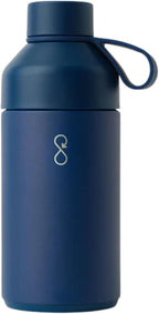 Ocean Bottle - Recycled Stainless Steel Reusable Water Bottle - Eco-Friendly & Reusable - Ocean Blue - 25 oz