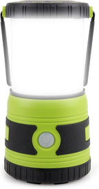 LED Camping lamp Super Bright 1500 lumens 4 Light Modes Dimmable searchlight Battery-Powered Emergency lamp Suitable for Night Hiking Tent Lighting Emergencies Power outages (Green)