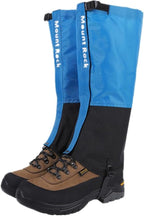 Leg Gaiters for Hiking Boots,900D Waterproof Hunting Hiking Gaiters Adjustable Snow Boot Gaiters for Climbing, Dirt-Proof Ripstop Shoe Gaiters for Men Women