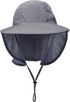 Unisex Outdoor Activities UV Protecting Sun Hats with Neck Flap