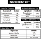 Mini First Aid Kit, 100 Pieces Water-Resistant Hard Shell Small Case - Perfect for Travel, Outdoor, Home, Office, Camping, Hiking, Car (Red)