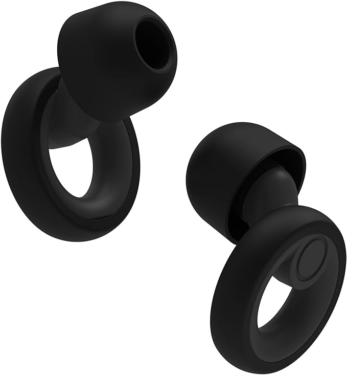 Jayine Ear Plugs for Noise Cancelling Ear Protection EarPlugs for Sleep,Concerts,Work,Study,8 Size Eartips with Small Box,Perfect -30dB Silicone Earplugs for Noise Reduction