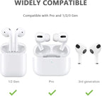 YINVA 2 Pairs Ear Hooks Compatible with AirPods 3rd Generation [Multi-Dimensional Adjustable] Accessories Compatible with AirPods Transparent 2 Pairs 0