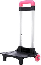 2 Backpack Trolley Aluminium Alloy Foldable Trolley Cart ' s Luggage Travel Hand Cart for Backpack Folda