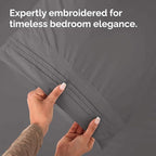 Pillowcases - Ultra Soft Hotel Quality Pillowcase Covers - Comfy, Cozy & Wrinkle Free - Shrinkage and Fade Resistant - Machine Washable Pillow Protectors - (Queen, Dark Grey, 4 Piece Set)