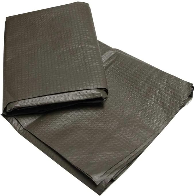 Groundsheet, Underlay Tarpaulin, German Bundeswehr Army Issue, Olive, Military Waterproof Camping tarp pad Approx Size: 90"x40" 4ft x 3ft