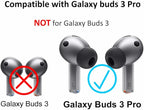 A-Focus Galaxy Buds 3 Pro Anti-Slip Kit Replacement Ear Hooks Sport Ear Tips Non-Slip Silicone Eartips and Covers Gel Wings Ergonomic Design Strap Compatible with Samsung Galaxy Buds 3 Pro Black