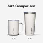 Corkcicle Classic Canteen - Keeps Drinks Cold for 25 Hours - Triple-Insulated Stainless Steel - Dishwasher Safe - Summer Drinkware Gift - Keeps Drinks Ice Cold - 16 oz - North Shore