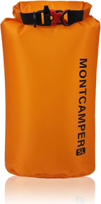 CORDURA Waterproof Dry Bag-Upgraded Tear-Resistant Roll Top Sack with Survival Whistle -Ultra-Light&Portable-Designed for High-Intensity Adventures-Keeps Gear Dry&Secure (5L/Orange)