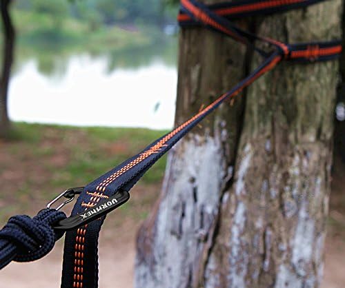 12KN Aluminum Carabiner Clip 4 Pack for Hammocks, 2700lbs Heavy Duty Large Clipping On Camping Accessories, Water Bottle,Backpacking and More - Black