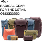 Peak Design Tech Pouch, Eclipse, Electronics Organizer for Travel or Everyday Carry, Origami-Style Storage, Cable Pass-Through, Weatherproof Recycled Nylon, Gear Carry Bag for Men and Women