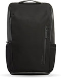 Troubadour Pioneer Backpack 3.0 - Premium Everyday Bag with Padded Laptop Section, Ventilated Shoe Compartment & Sustainable Waterproof Material - All-Day LIghtweight Comfort Design - Black