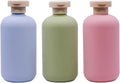 3-Pack Leakproof Travel Bottles - 10 oz Squeeze Shampoo & Lotion Containers with Locking Flip Caps, Food Grade HDPE/PP, for Toiletries, Gym, Camping (Green, Blue, Pink)