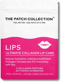 The Patch Collection® – Lips Ultimate Collagen Lip Care Patch | Hyaluronic Acid, Collagen, Strawberry Extract, Irish Moss (Pack of 3)