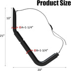 UNITEDPOWER Kayak Storage Racks, Heavy Duty Garage Hangers, Jumbo Wall Hooks for Canoe, Ladder, Bicycle, Folding Chairs, Surfboard, Snowboard, Hose and Tools