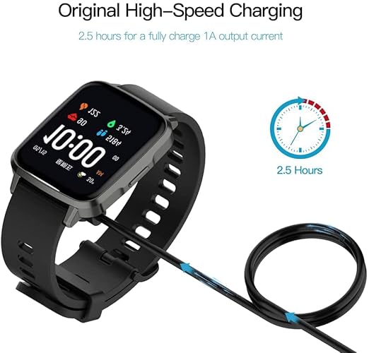 3.3FT Smart Watch Charger Magnetic USB Charging Cable for Letsfit Willful YAMAY VeryFitPro SW023 ID205L SW021 ID205U ID205S SW025 Uwatch 3S 3 2 2S