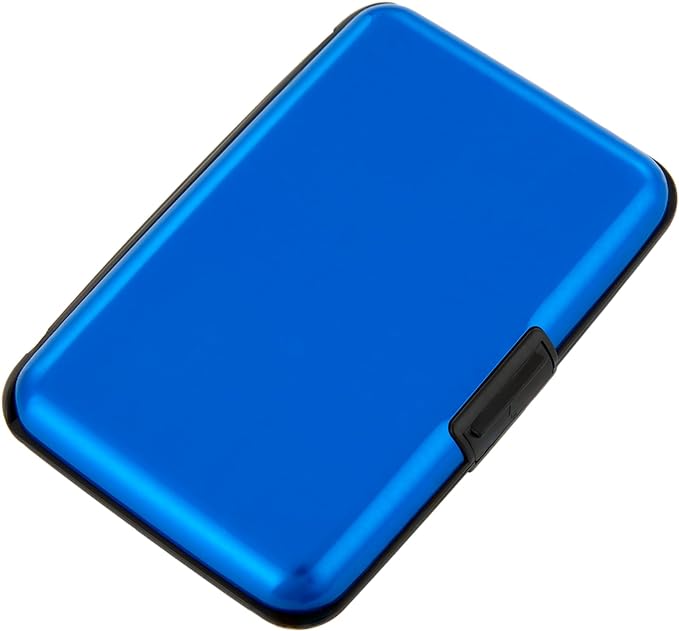 Credit Card Holder Small RFID Blocking Wallet Business Metal Slim Mini Aluminum Hard Case for Women Men
