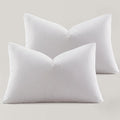 Globon Ultra Soft Down Pillow Standard Size Set of 2, All Down Filled Bed Pillow for Sleeping, 100% Cotton Shell 500 Thread Count, Soft Hotel Collection Down Feather Pillow 20" x 26"