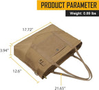 IDOGEAR Tactical Handheld Tote Pouch Multiuse Zipper Storage Bag Portable EDC Organizer For Camping Traveling Gym Commute