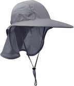 Unisex Outdoor Activities UV Protecting Sun Hats with Neck Flap