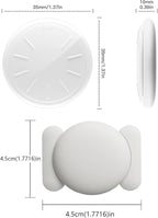 GPS Car Tracker,No Monthly Fee Tracker Device for Vehicles,Car GPS Tracker Work with Apple Find My(iOS Only),Mini Hidden Car Tracker with Magnetic Case (White,1PCS)