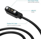 [2-Pack] 3.3FT Smart Watch Charger Magnetic USB Charging Cable for Letsfit Willful YAMAY VeryFitPro SW023 ID205L SW021 ID205U ID205S SW025 Uwatch 3S 3 2 2S
