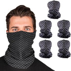 S A Company 5-Pack UV Face Shield | UV 30+ Multipurpose Neck Gaiter Balaclava for Adults