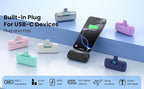 Mini Portable Charger for iPhone 17/16/15 Series,Upgraded 5500mAh PD Fast Charging USB-C Power Bank,Travel Pocket Size Portable Phone Charger for iPhone17/17Pro/17Pro Max/Air/16/15,Samsung,Android etc