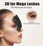 Sleep Mask for Lash Extensions - Blackout Eye Cover, 3D Contoured Sleeping Mask for Side Sleeper, Soft Memory Foam, Eye Masks for Travel, Airplane, Night(Cloud Black, Cloud Blue)