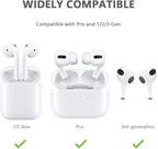 Ear Hook Compatible with AirPods Pro 3 2 1 Gen, YINVA Patented Multi-Dimensional Adjustable Ear Holder (White)