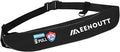 Automatic Inflatable Belt Pack Water Sports Jacket Waist Belt PFD for SUP Paddleboarding Fishing Boating Kayaking（fit 80-330 lbs） (Black)