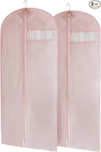 Suit Bag for Storage and Travel, (Set of 2 (23.3" x 50") Pink)
