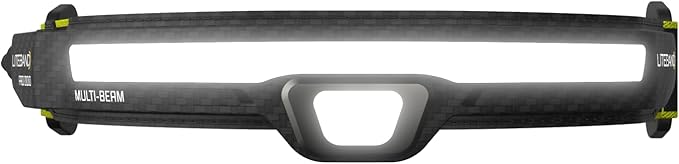 OPTIMAL VENTURES LED Headlamp, Liteband PRO 1000 Lumen Super Bright Head Lamp, Powerful Battery Powered Tactical Headlamps, Camping, Running, Hard Hat Light, Best Rated Forehead Flashlight, Carbon