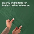 Pillowcases - Ultra Soft Hotel Quality Pillowcase Covers - Comfy, Cozy & Wrinkle Free - Shrinkage and Fade Resistant - Machine Washable Pillow Protectors - (King, Emerald Green, 4 Piece Set)