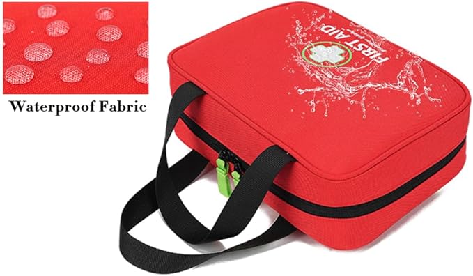 2Pack Handy First Aid Bag Empty First Aid Kit Portable For Home, Office, Vehicle, Emergency Kit For Your Next Adventure, First Aid Supplies Organizer Bag For Camping, Travel, Sports