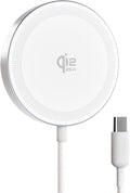 25W Magnetic Wireless Charger for iPhone 17/16, Qi2 Fast Charging Pad for iPhone 17/16/15/14/13/12 Series for AirPods, Strong Magnet, Ultra-Thin & Portable Charger Mat for Desk & Bedside, 1Pack White
